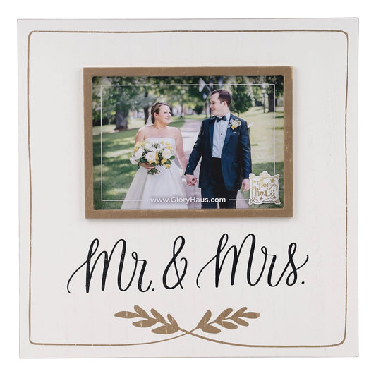 Mr. & Mrs. Gold Frame