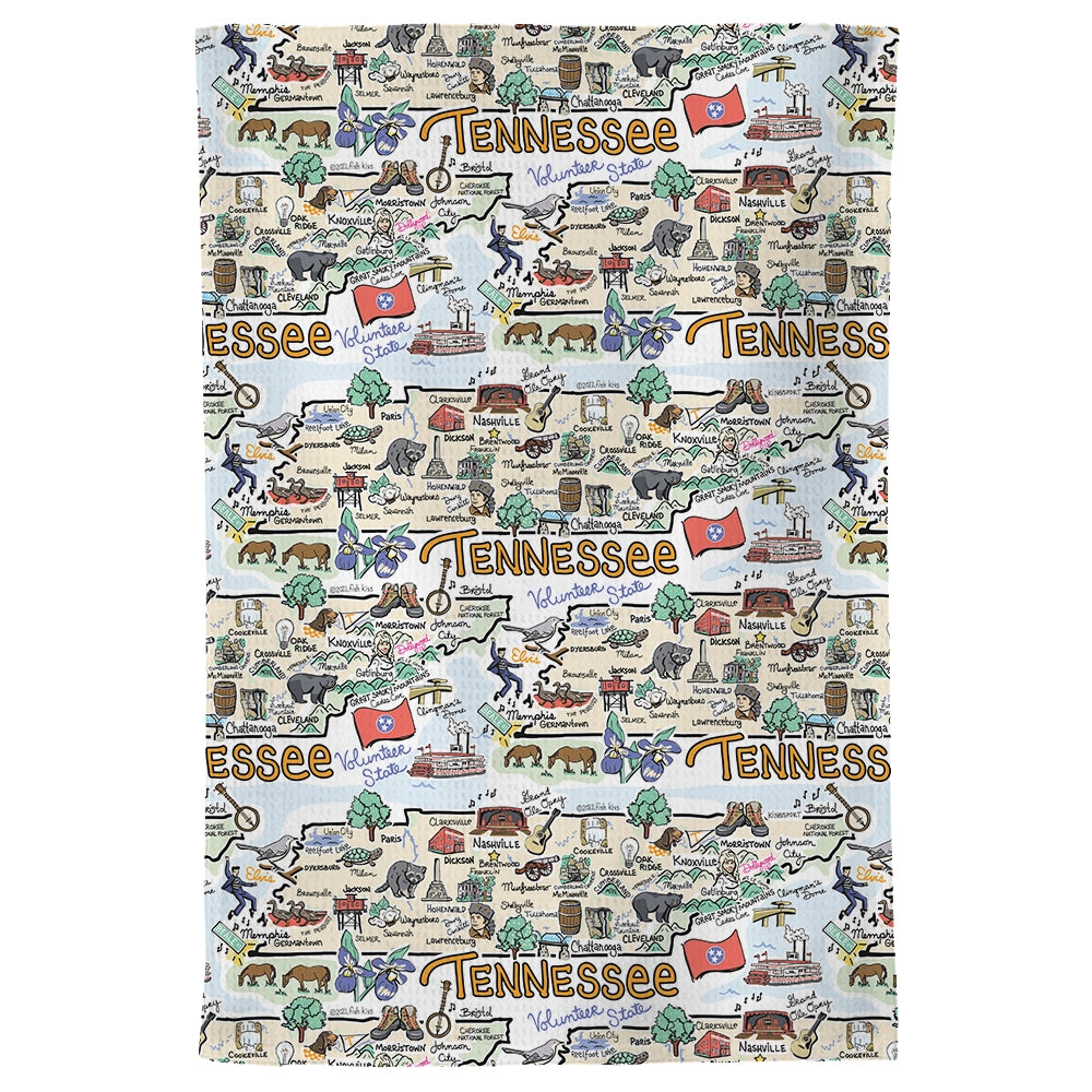 Fishkiss TN Tea Towel