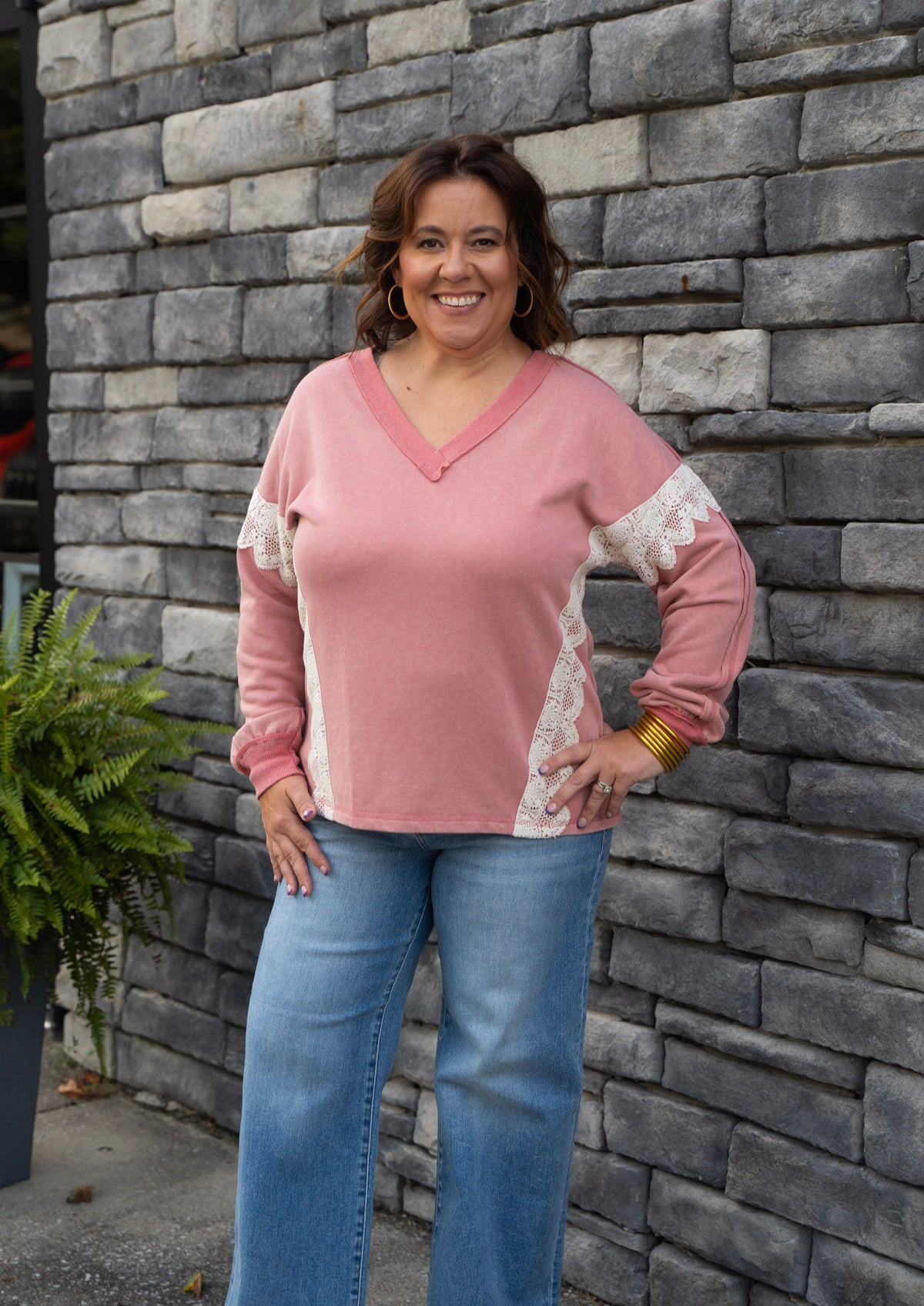 Lace & Leisure Pullover
