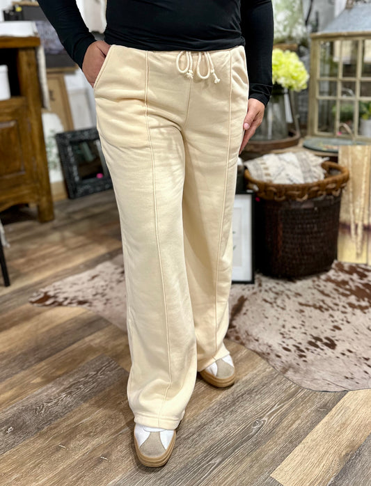 Pintuck Highwaist Comfy Pants