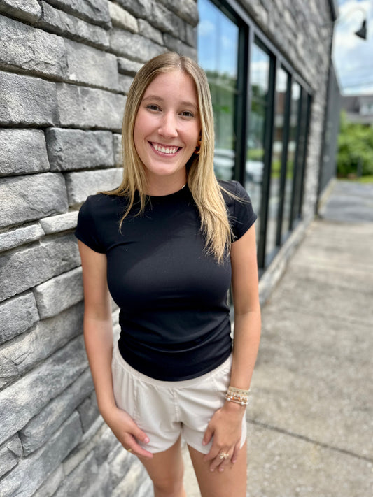 Interlock Short Sleeve Top