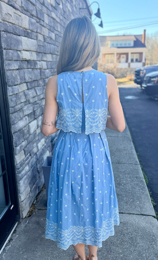 Sincerely Scalloped Dress