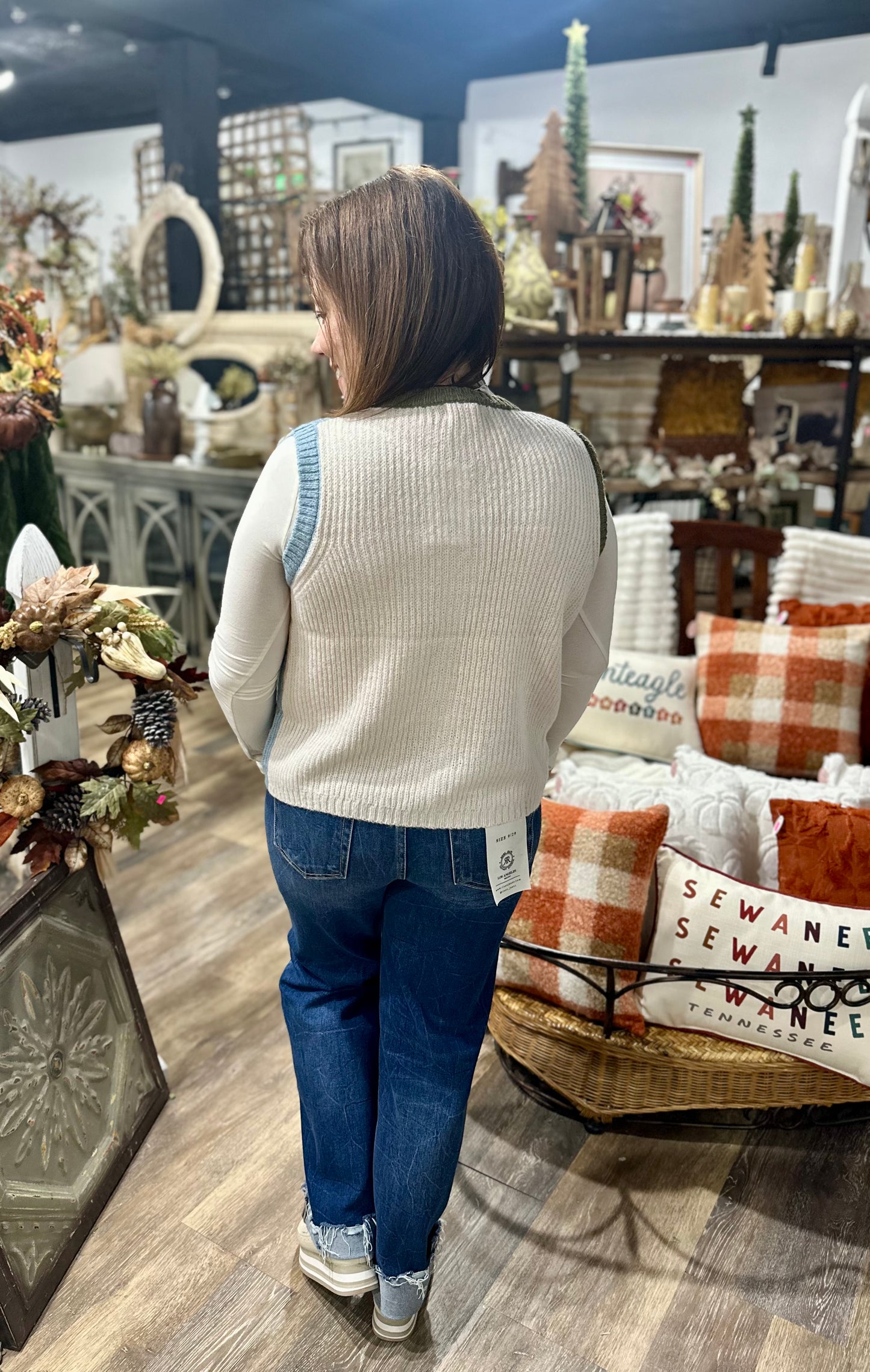 Split Personality Sweater Vest