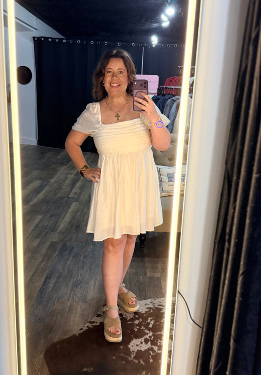 Pleated Promise Dress
