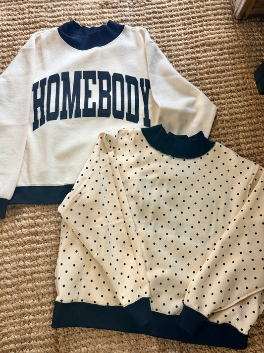 Homebody Two-Sided Mock Neck
