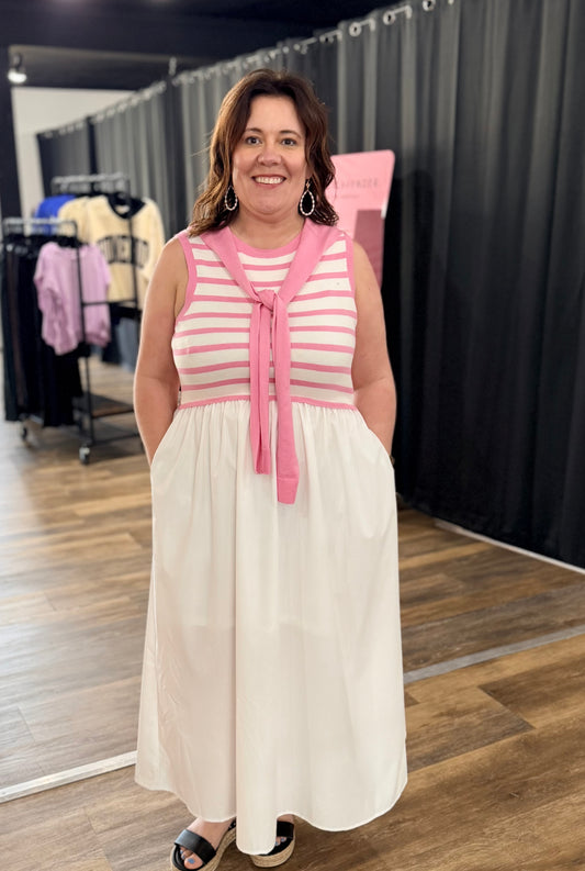 Preppy Twofer Dress