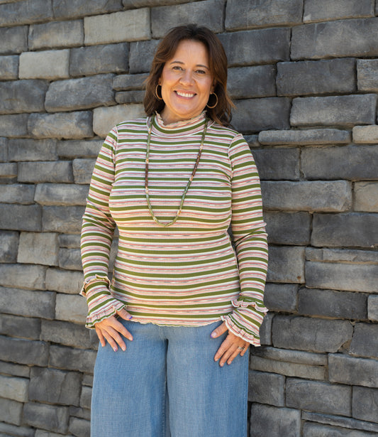 Matcha Bell Sleeve Top