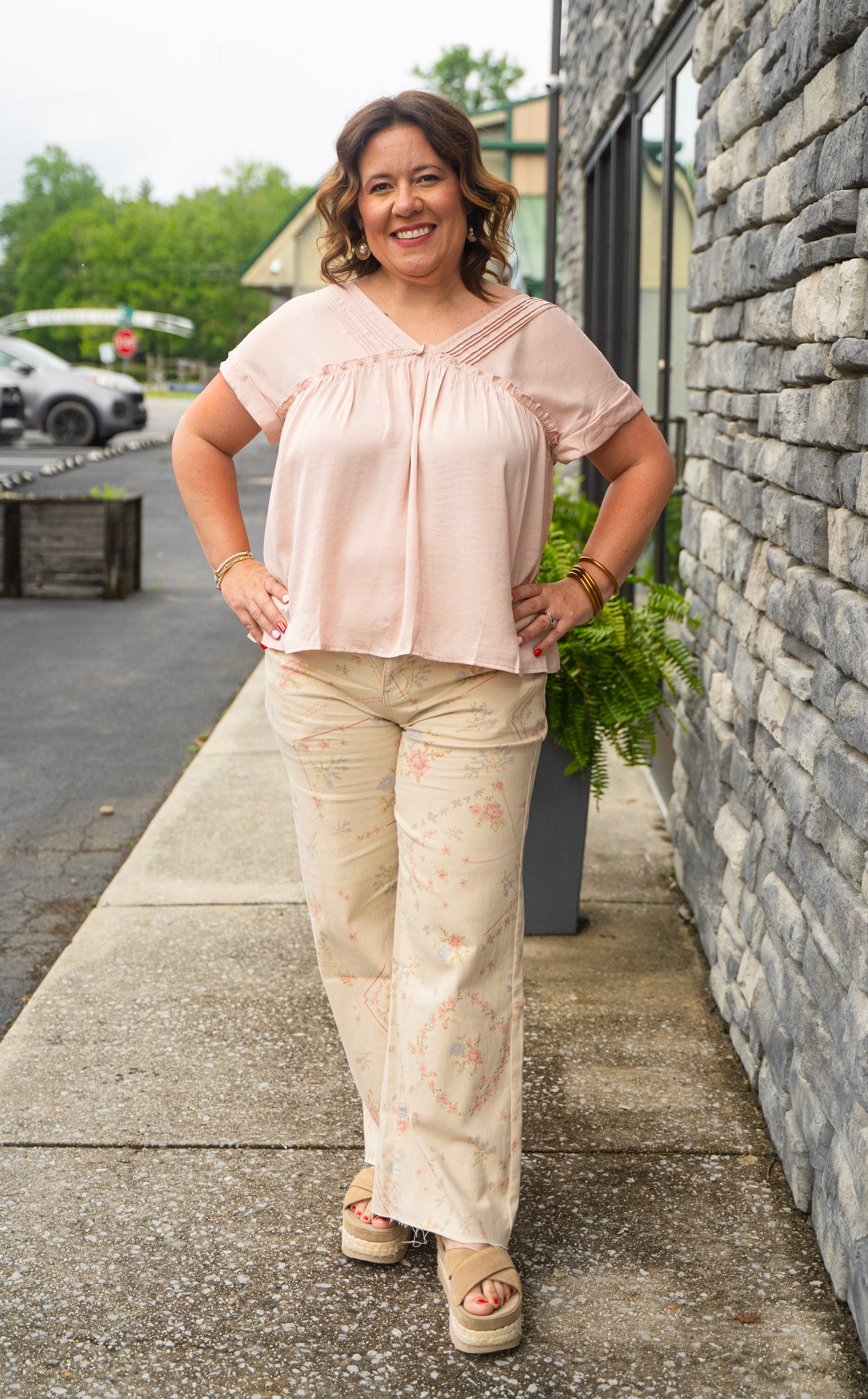 Cross Stitch Twill Pants