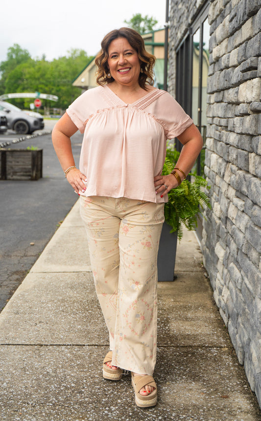 Cross Stitch Twill Pants