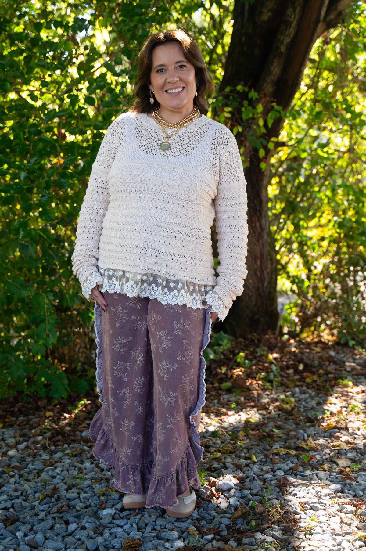 Lakelynn Lace Sweater
