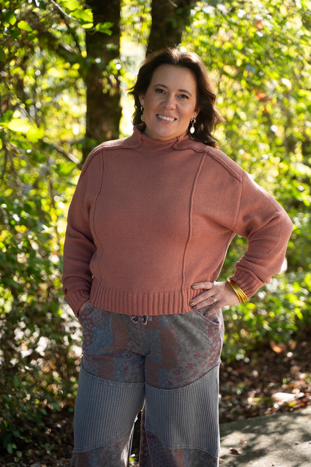 Madelyn Mock Neck Sweater