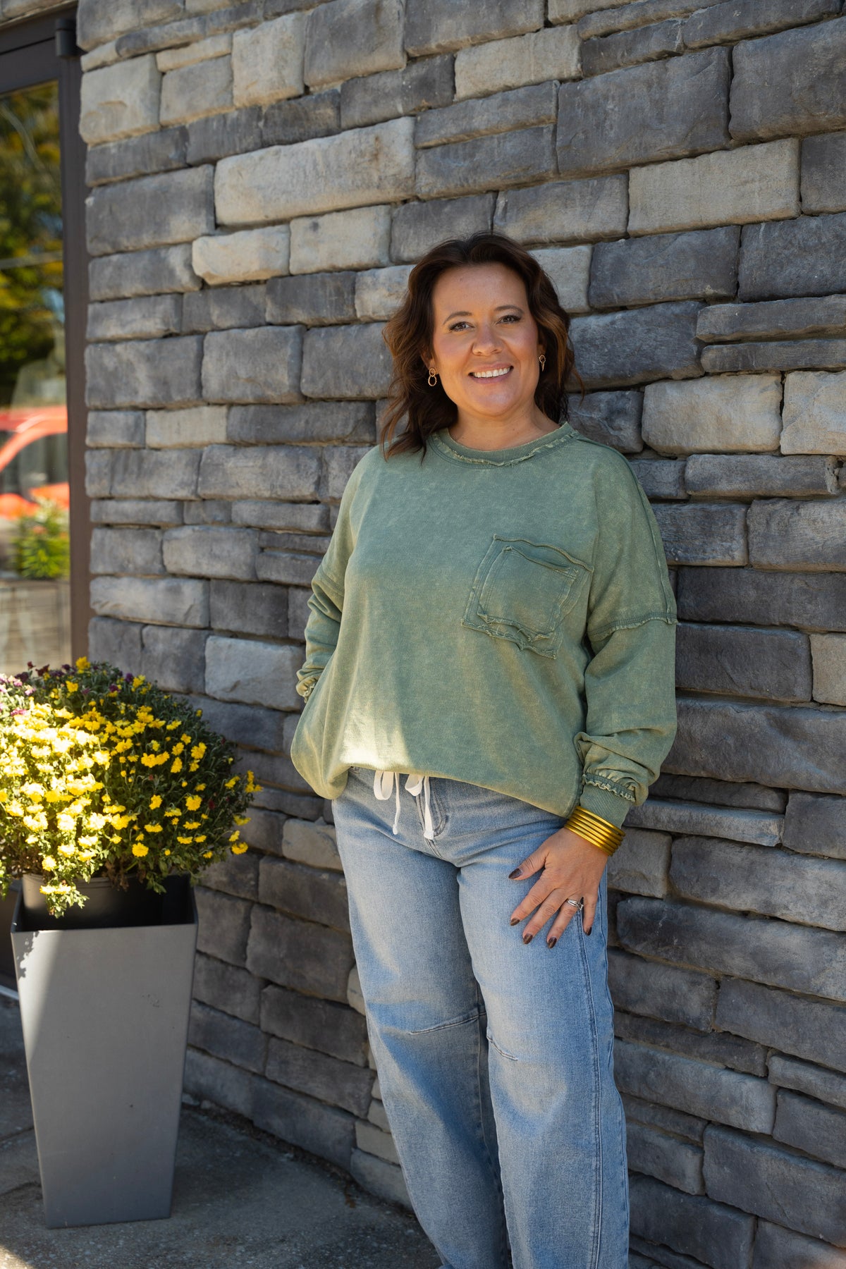 Raw Pocket Pullover