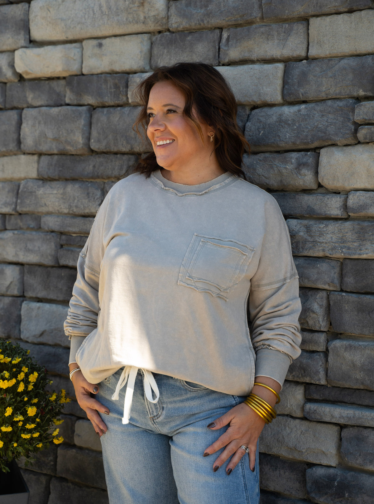 Raw Pocket Pullover
