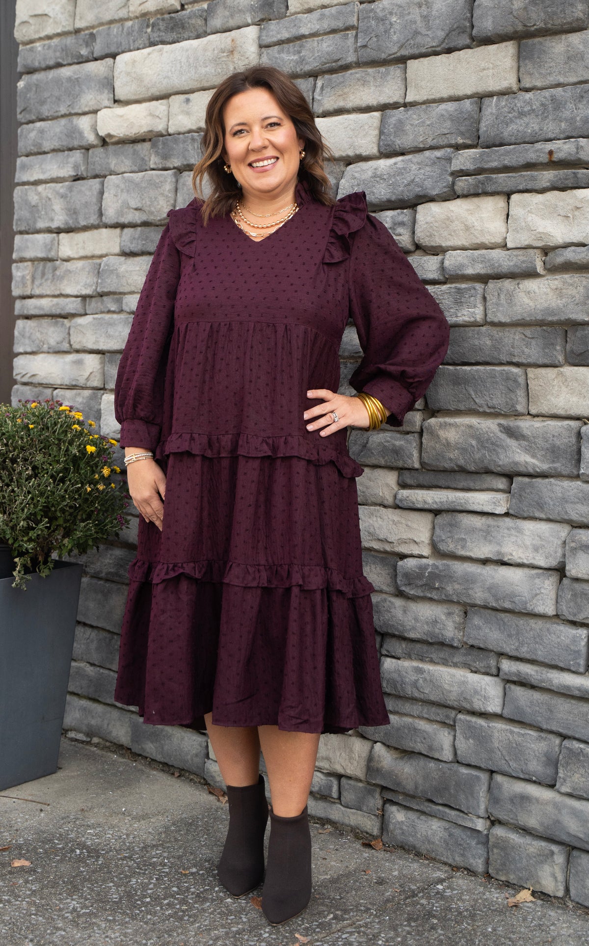 On the Surface Midi Dress