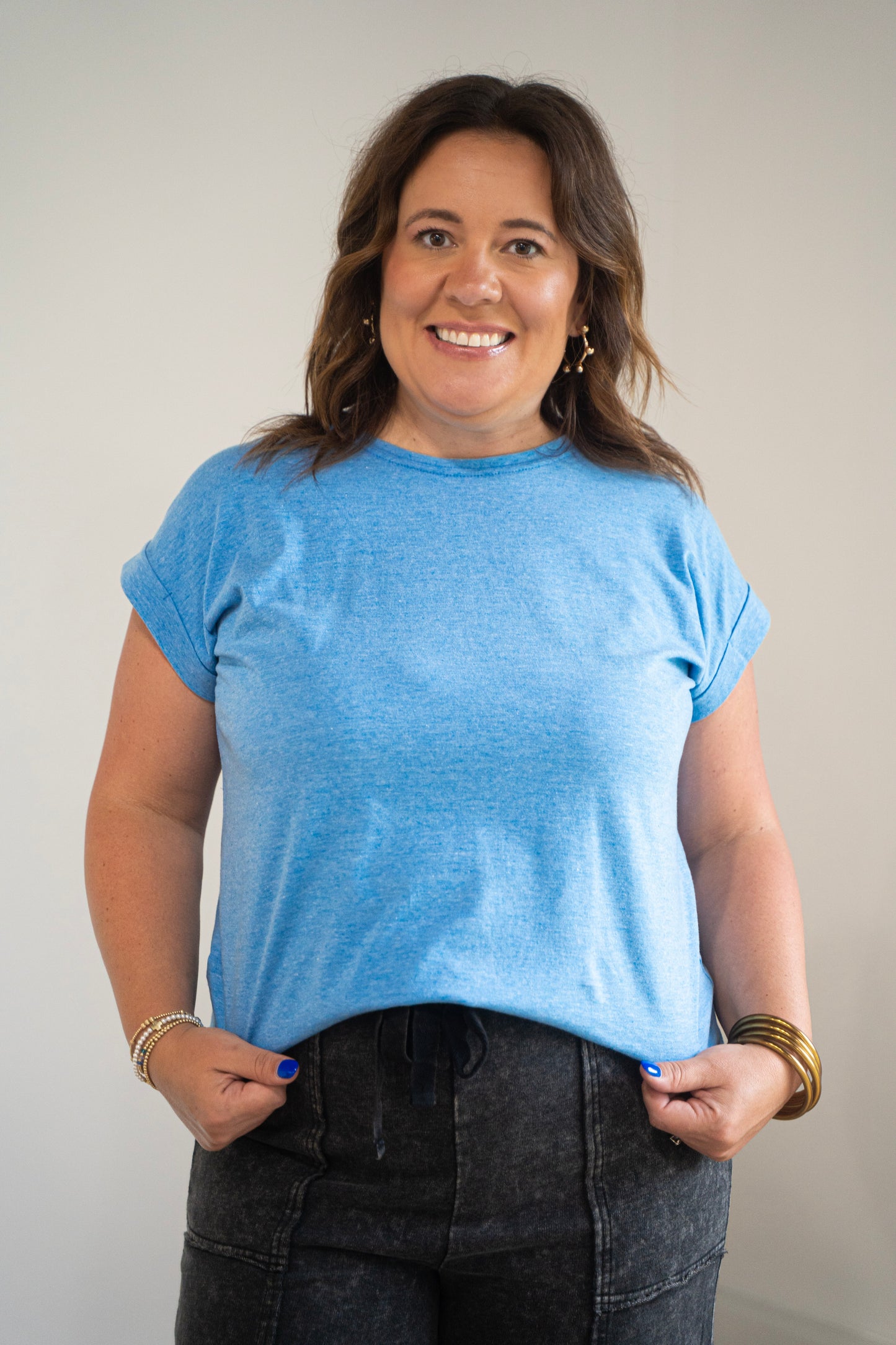 Folded Short Sleeve top