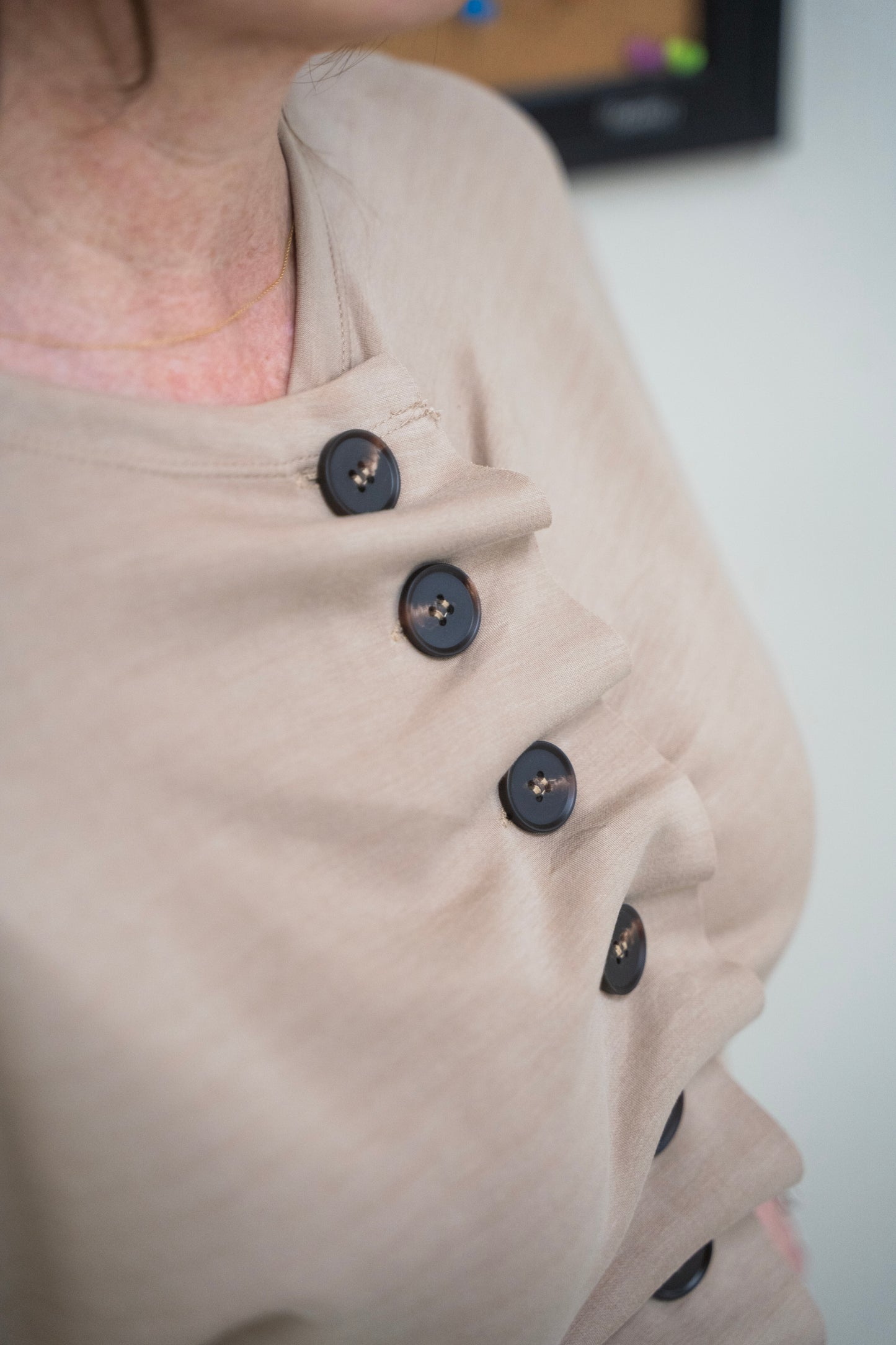 Button up for Business Top