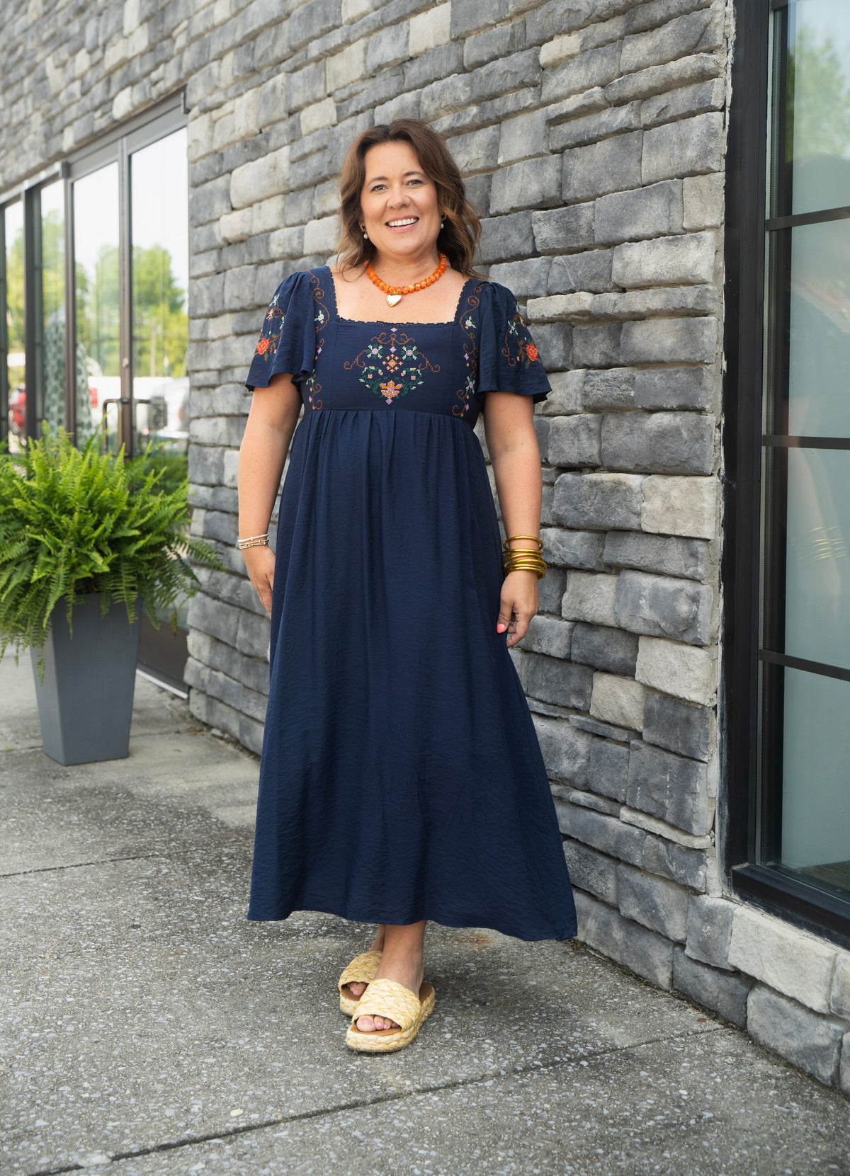 Embroidered Goodness Dress