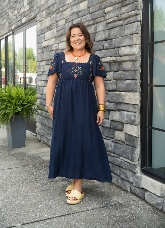 Embroidered Goodness Dress