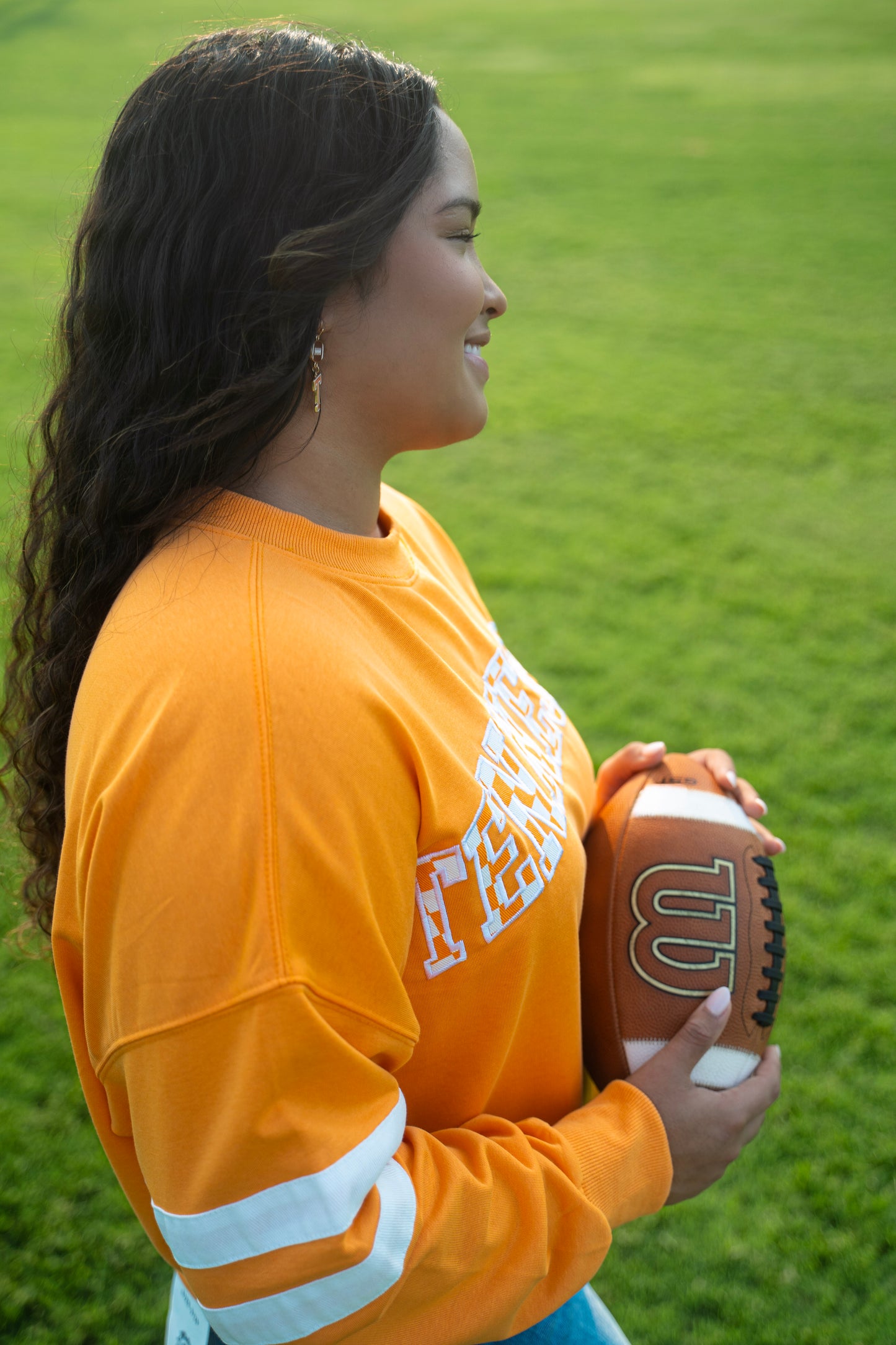 Cropped Tennessee Checkerboard Sweatshirt