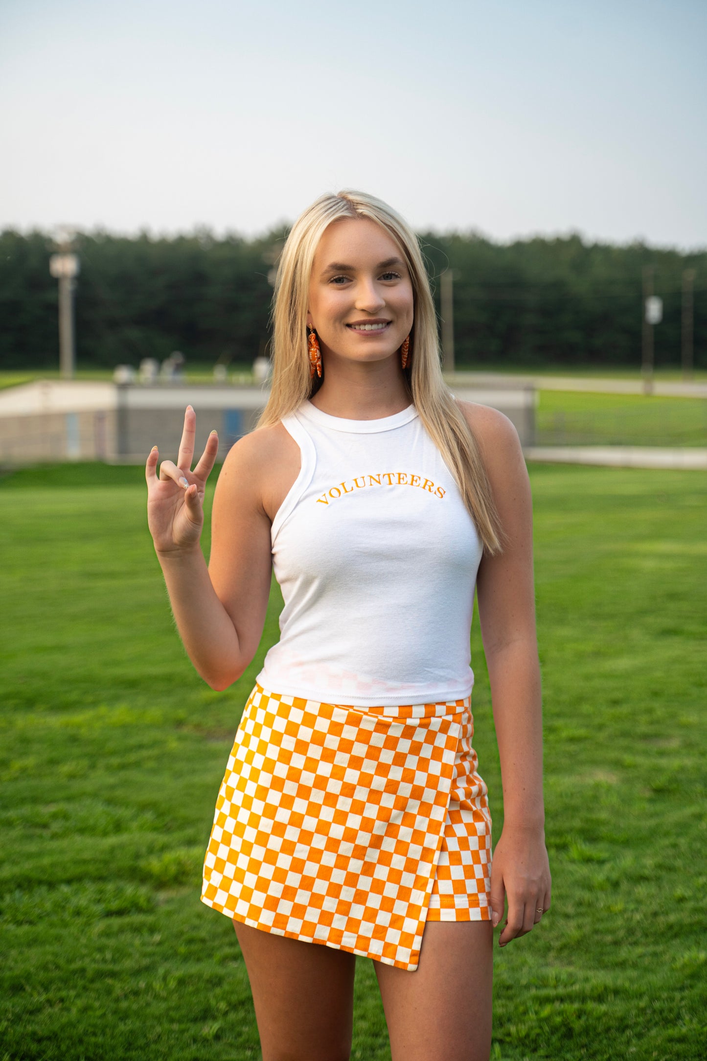 Tennessee Embroidered Racerback Tank