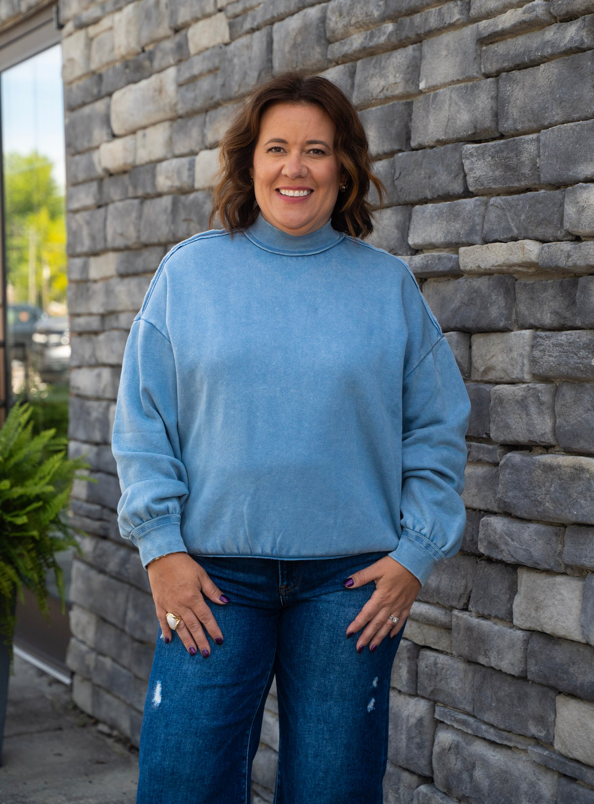 mock neck, sweatshirt, fall fashion