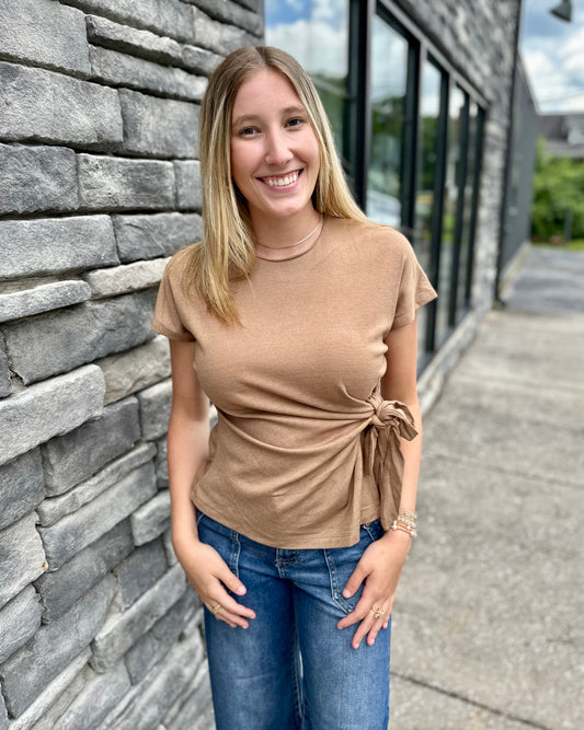 Knotted Knit Top