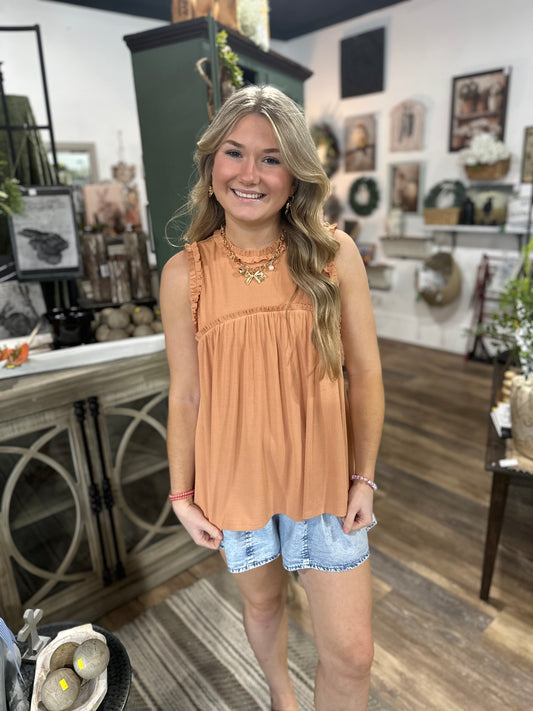 Sleeveless Flow Top