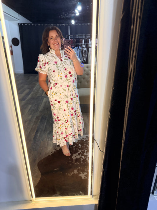 Romantic Floral Dress