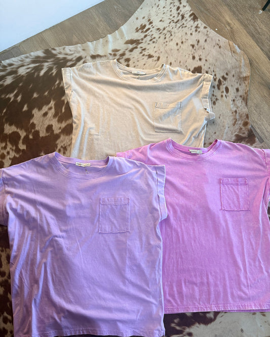 Crinkle Folded Sleeve Top