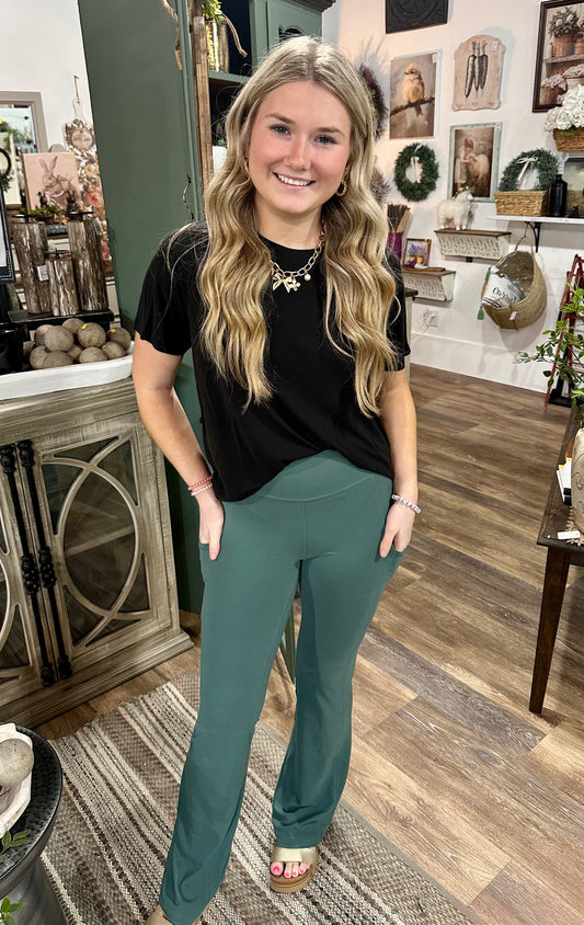 flared leggings yoga pants