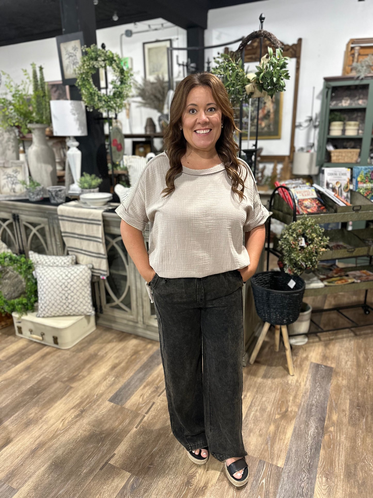 Simple Double Gauze Top