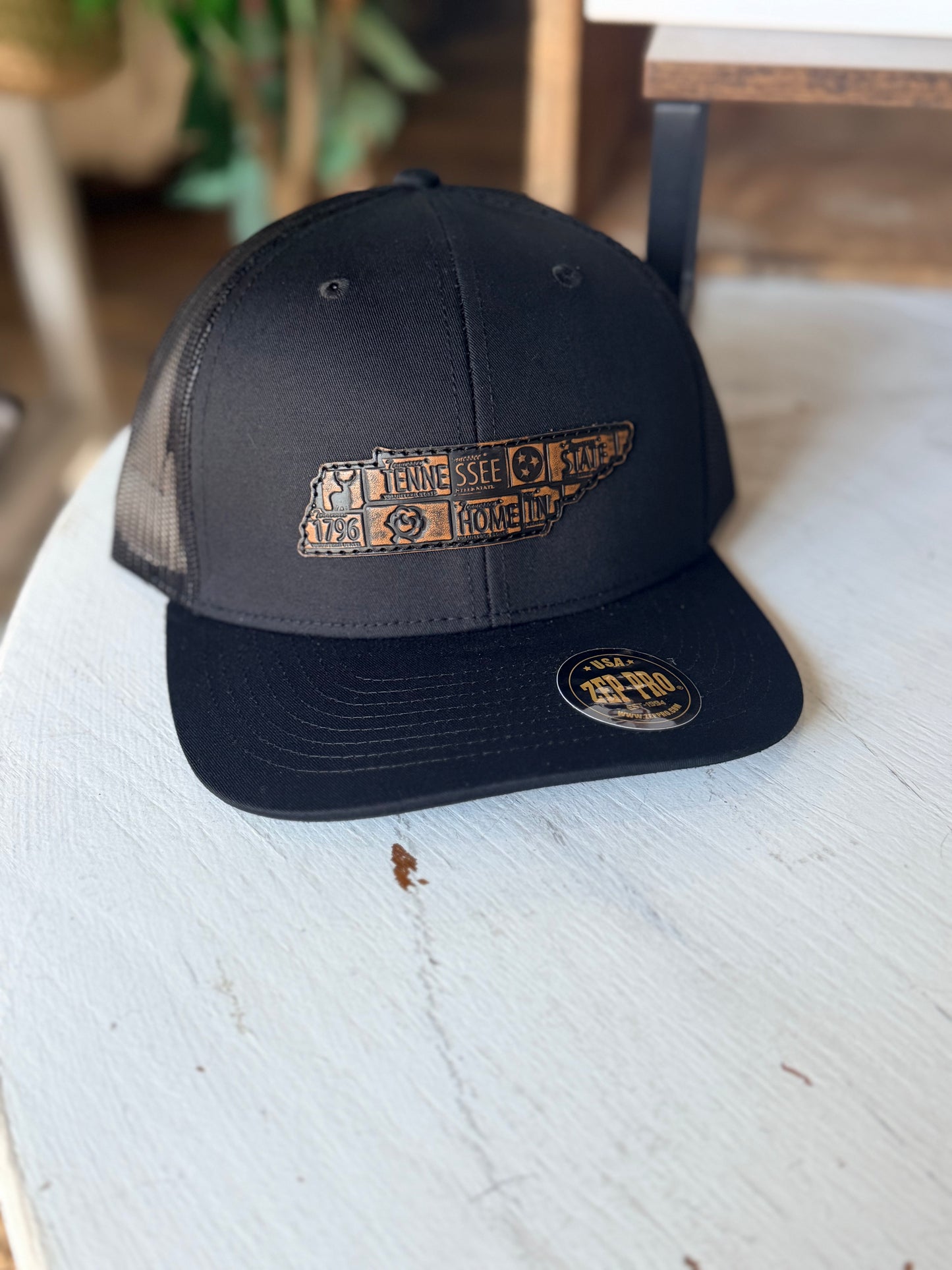 TN Leather Patch Men's Cap