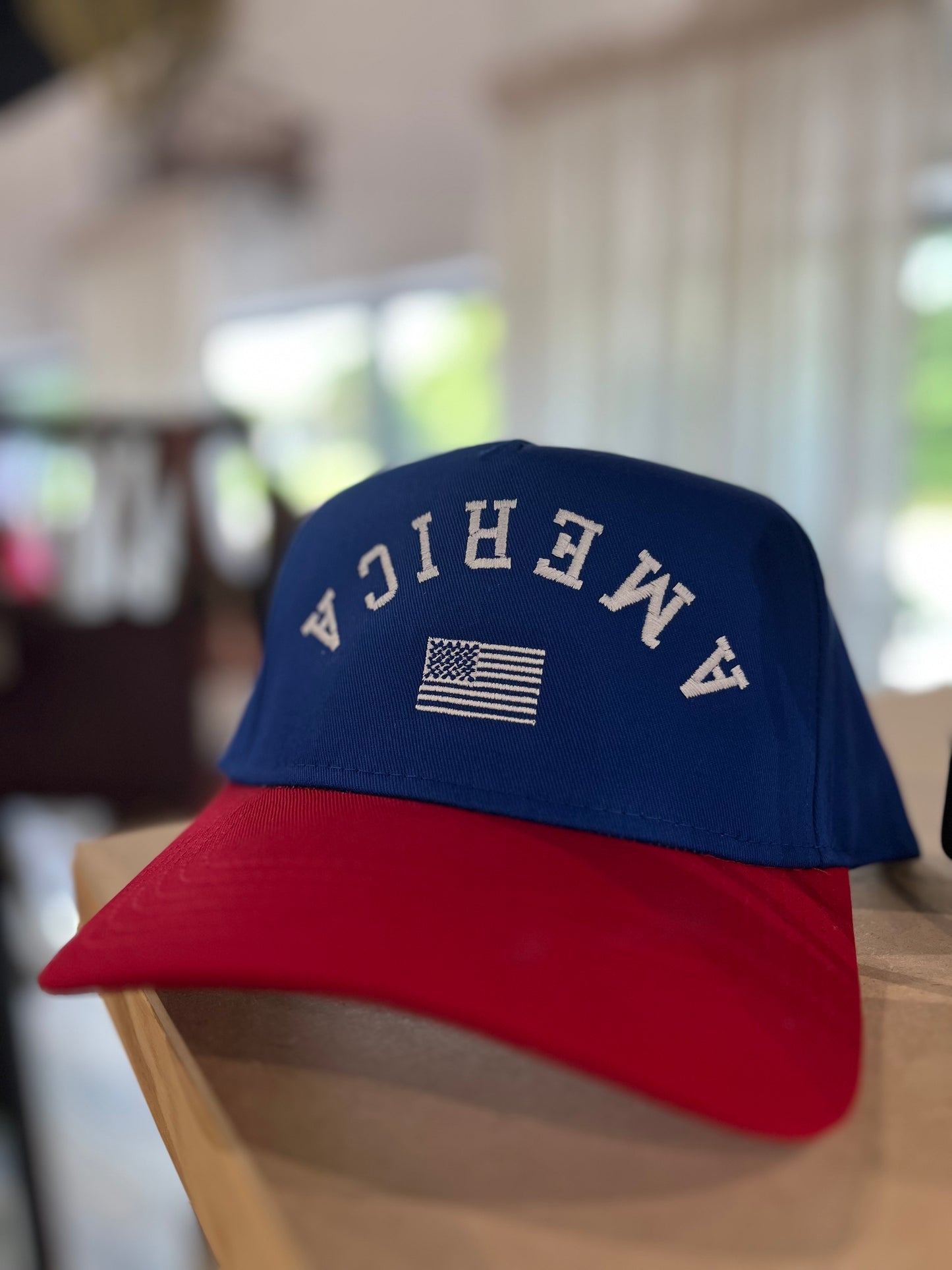 Upside Down America Hat