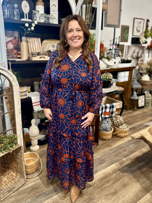 fall color dress
