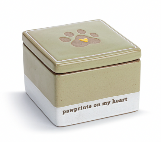 Paw Prints Keepsake Box