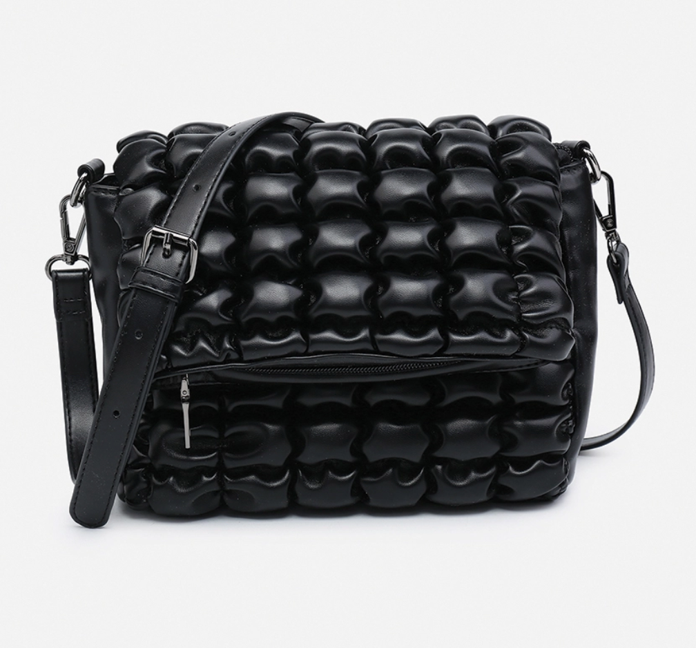 quilted crossbody shoulder bag