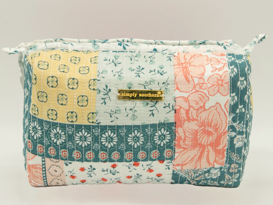 Simply Southern Quilted Cosmetic Bag