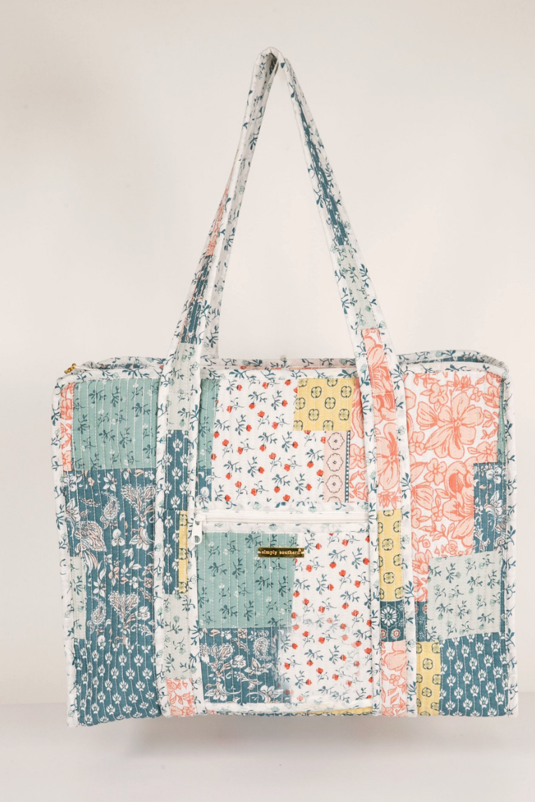 Simply Southern Quilted Tote Bag