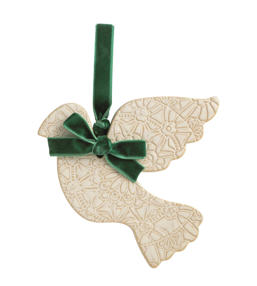 Boxed Turtle Dove Ornament