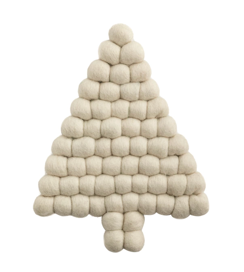 Tree Felted Prom Trivet