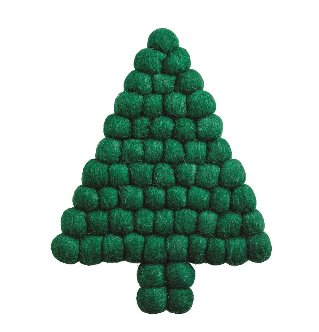 Tree Felted Prom Trivet