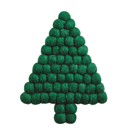 Tree Felted Prom Trivet