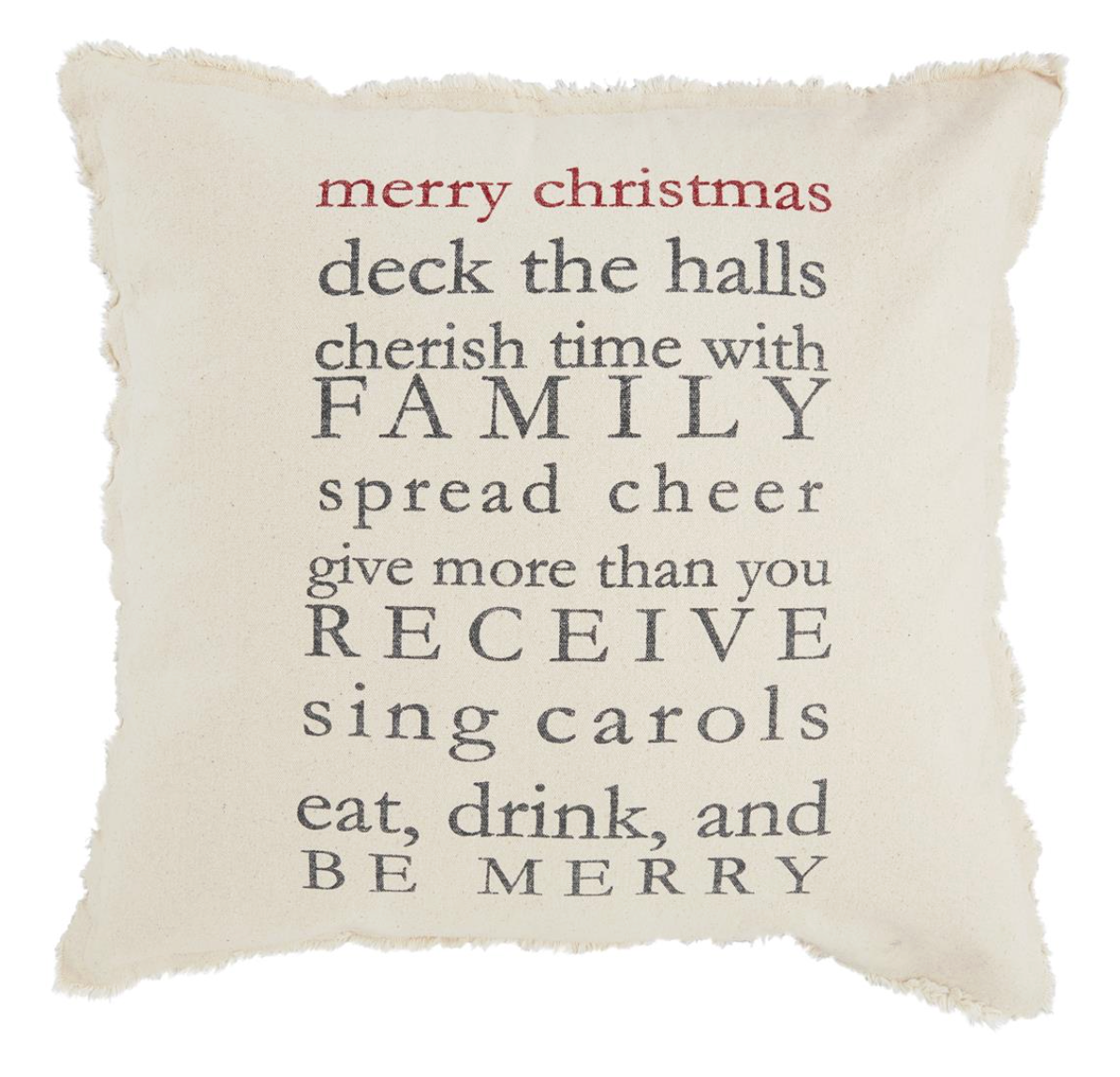 Christmas Rules Pillow