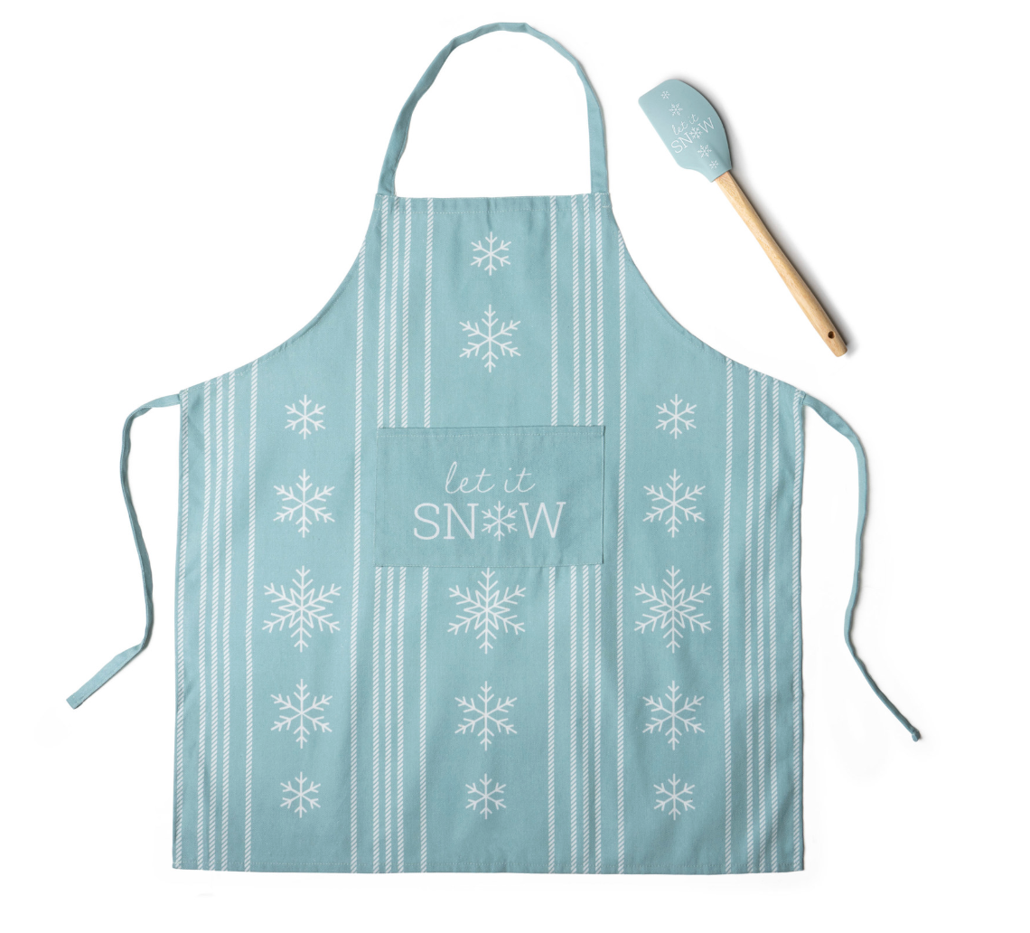 Home Sweet Holidays All-Purpose Apron & Spatula Set