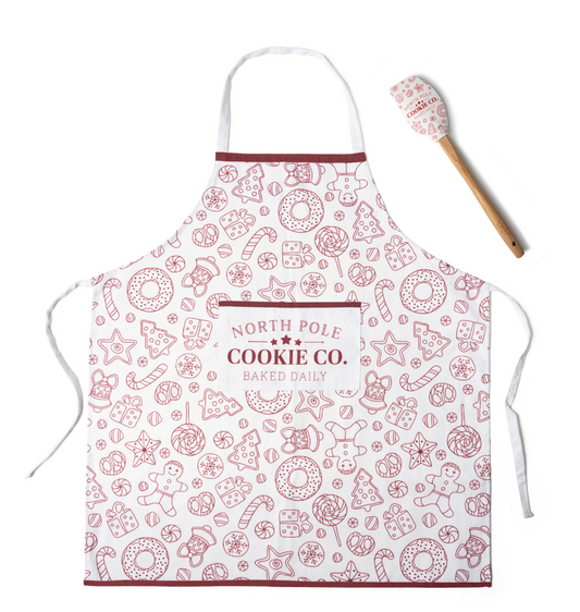 Home Sweet Holidays All-Purpose Apron & Spatula Set