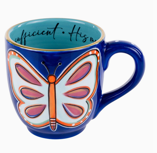 Blue Butterflies Mug
