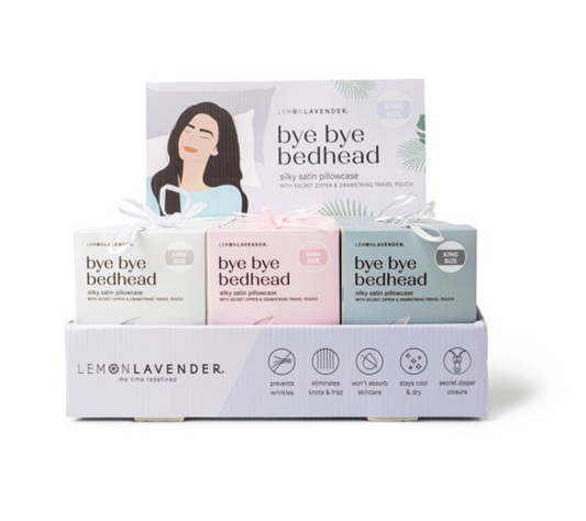 Bye Bye Bed Head King Size Satin Pillowcase