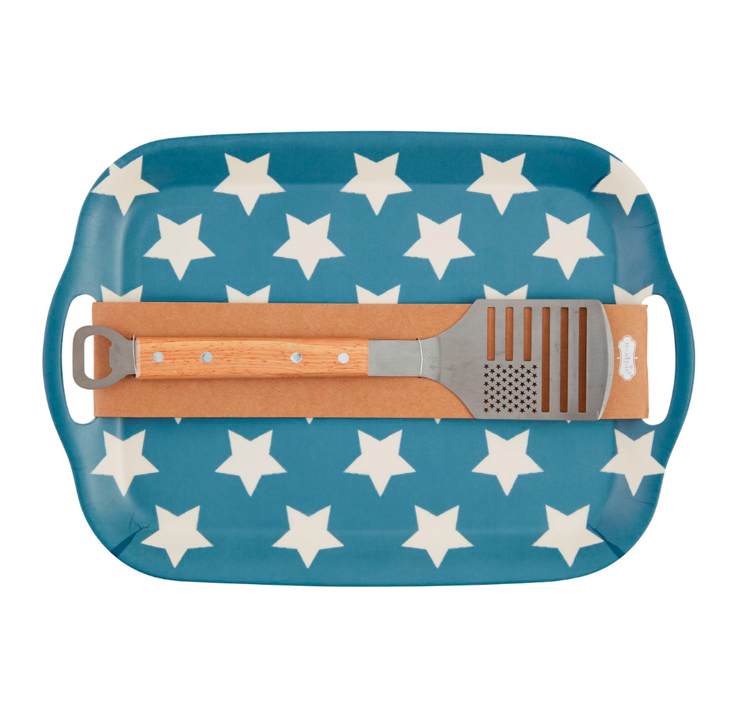 Americana trey for cookouts