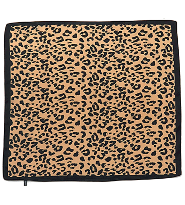 Cheetah Print Silky Bandana