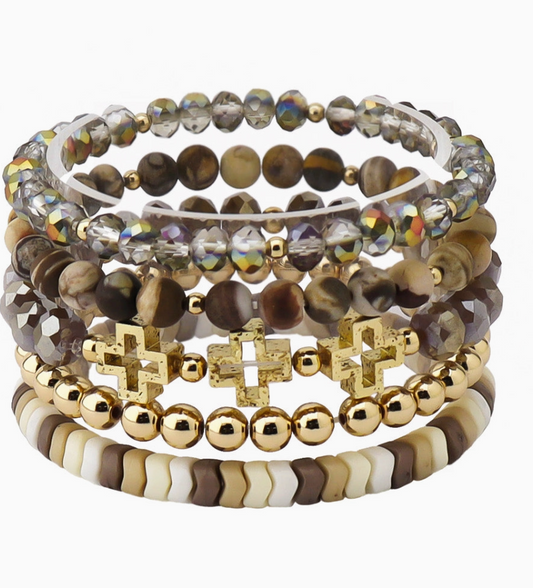 Stretch Cross Bracelet
